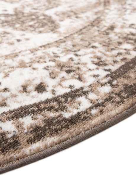 Light Brown 3' 1 x 6' 1 Sofia Hearth Half-Round Semicircle Area Rug Durable Easy Clean Stain Resistant Unique Carpet for Affordable Interior Home Design for Sale at Rug Engine