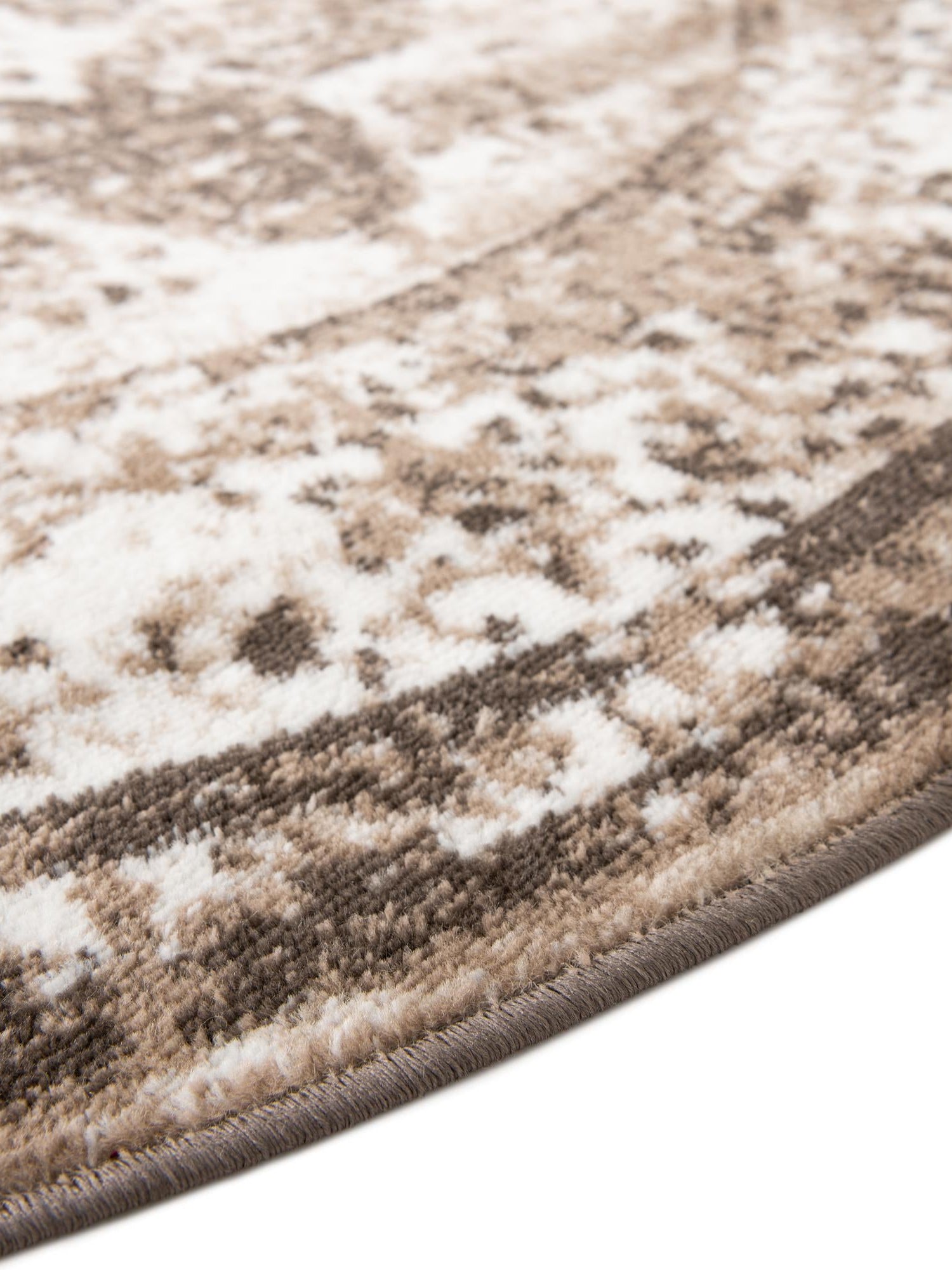 Light Brown 2' 2 x 3' 7 Sofia Hearth Half-Round Semicircle Area Rug Durable Easy Clean Stain Resistant Unique Carpet for Affordable Interior Home Design for Sale at Rug Engine