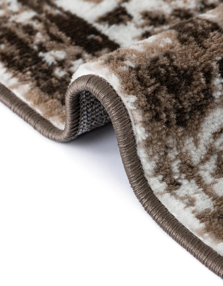 Light Brown 2' 2 x 3' 7 Sofia Hearth Half-Round Semicircle Area Rug Durable Easy Clean Stain Resistant Unique Carpet for Affordable Interior Home Design for Sale at Rug Engine
