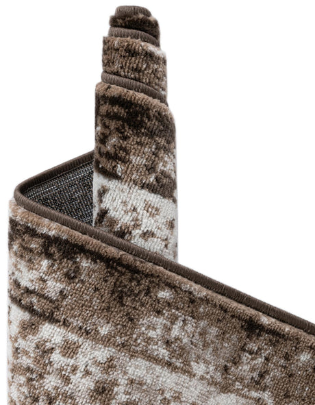 Light Brown 2' 2 x 3' 7 Sofia Hearth Half-Round Semicircle Area Rug Durable Easy Clean Stain Resistant Unique Carpet for Affordable Interior Home Design for Sale at Rug Engine