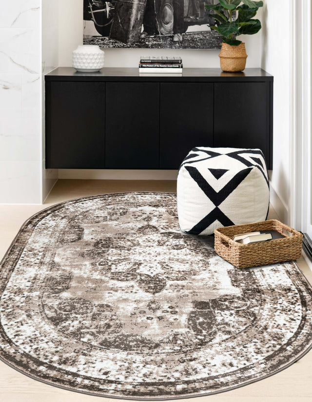 Light Brown 2' x 3' 1 Sofia Oval Area Rug Durable Easy Clean Stain Resistant Unique Carpet for Affordable Interior Home Design for Sale at Rug Engine