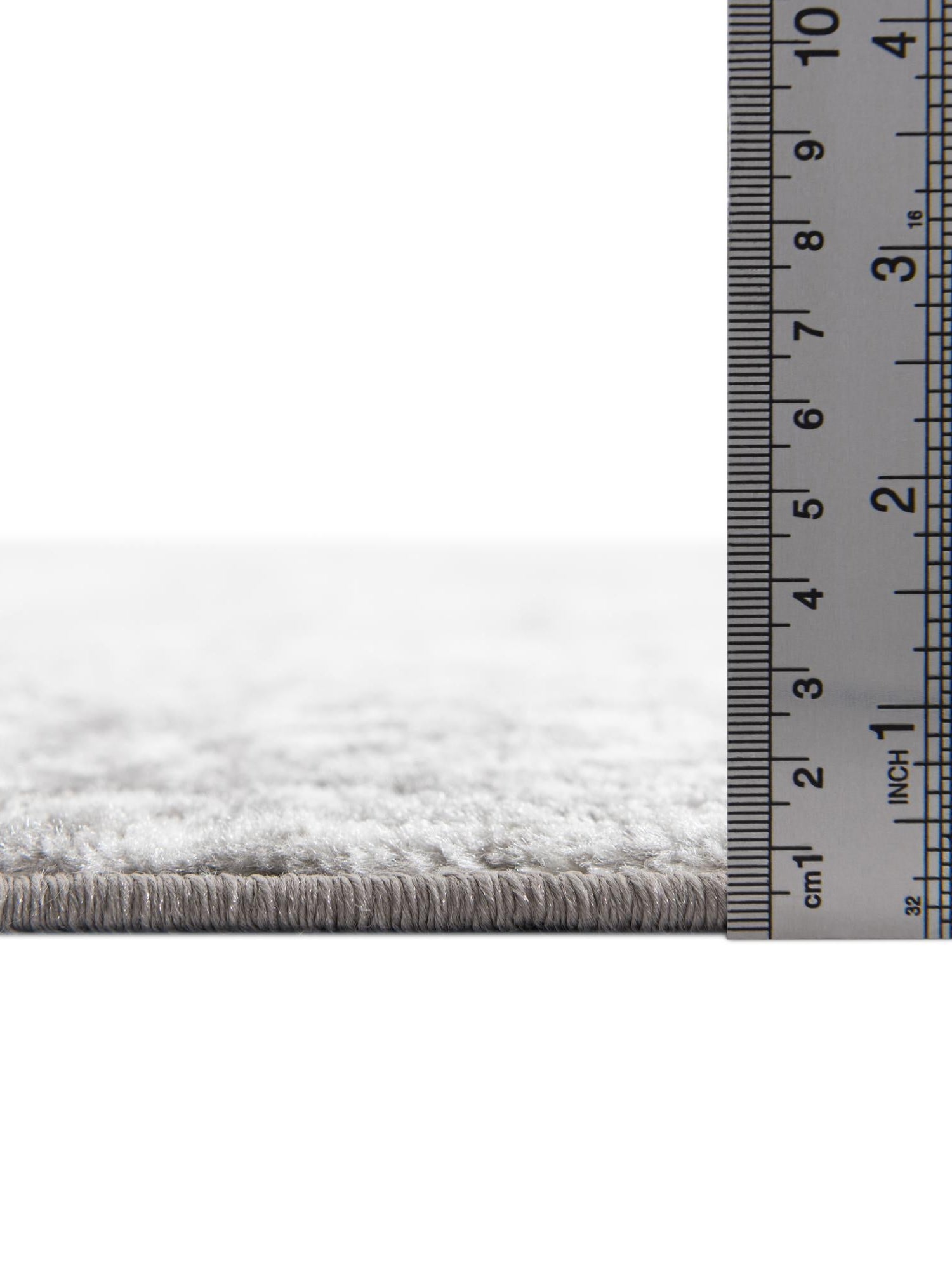 Light Gray 2' 2 x 3' 7 Sofia Hearth Half-Round Semicircle Area Rug Durable Easy Clean Stain Resistant Unique Carpet for Affordable Interior Home Design for Sale at Rug Engine