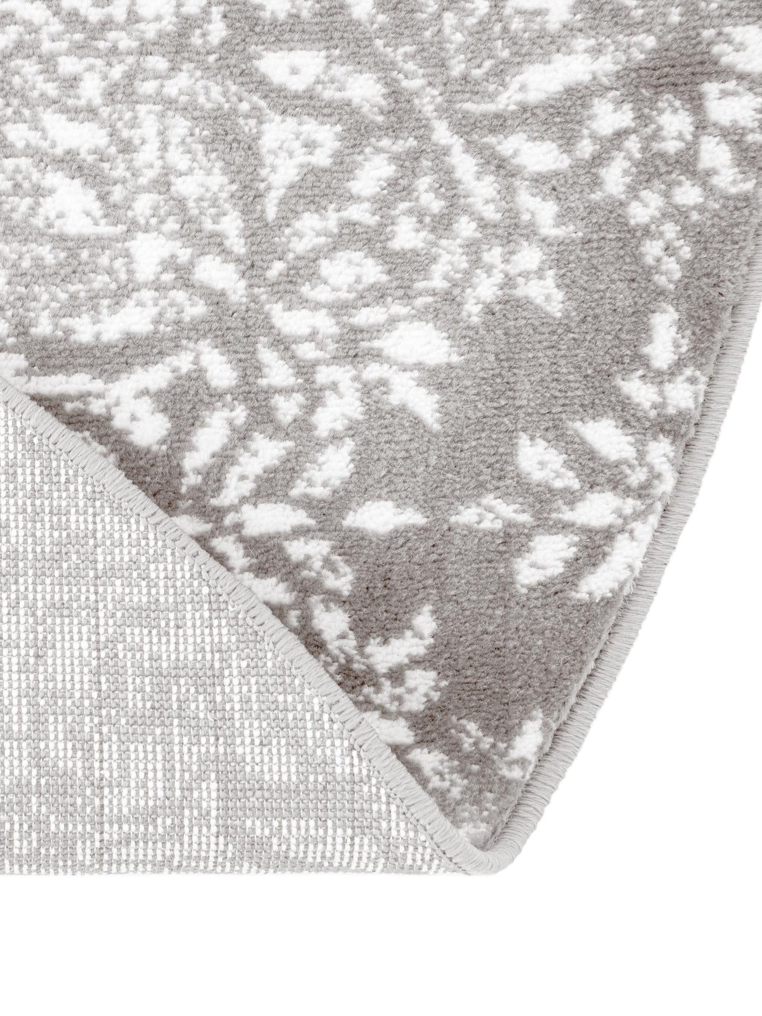 Light Gray 2' 2 x 3' 7 Sofia Hearth Half-Round Semicircle Area Rug Durable Easy Clean Stain Resistant Unique Carpet for Affordable Interior Home Design for Sale at Rug Engine
