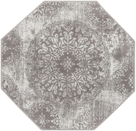Light Gray 4' 1 x 4' 1 Sofia Octagon Rug
