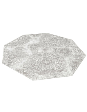 Light Gray 6' 1 x 6' 1 Sofia Octagon Rug