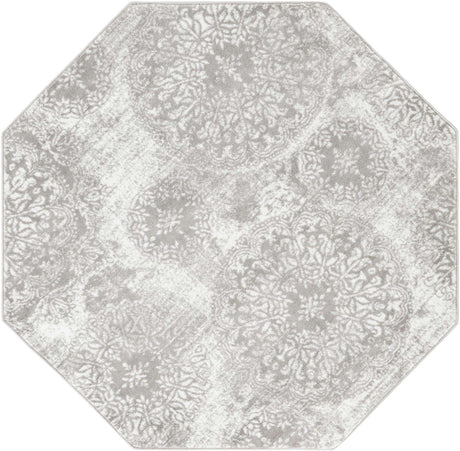 Light Gray 6' 1 x 6' 1 Sofia Octagon Rug