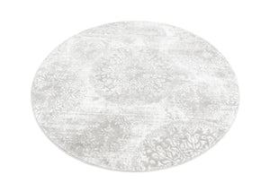 Light Gray 6' 1 x 6' 1 Sofia Round Rug