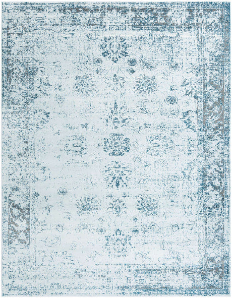 Light Blue 10' x 13' Sofia Rectangle Rug