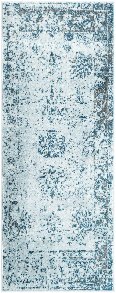 Light Blue 2' x 5' 1 Sofia Runner Rug