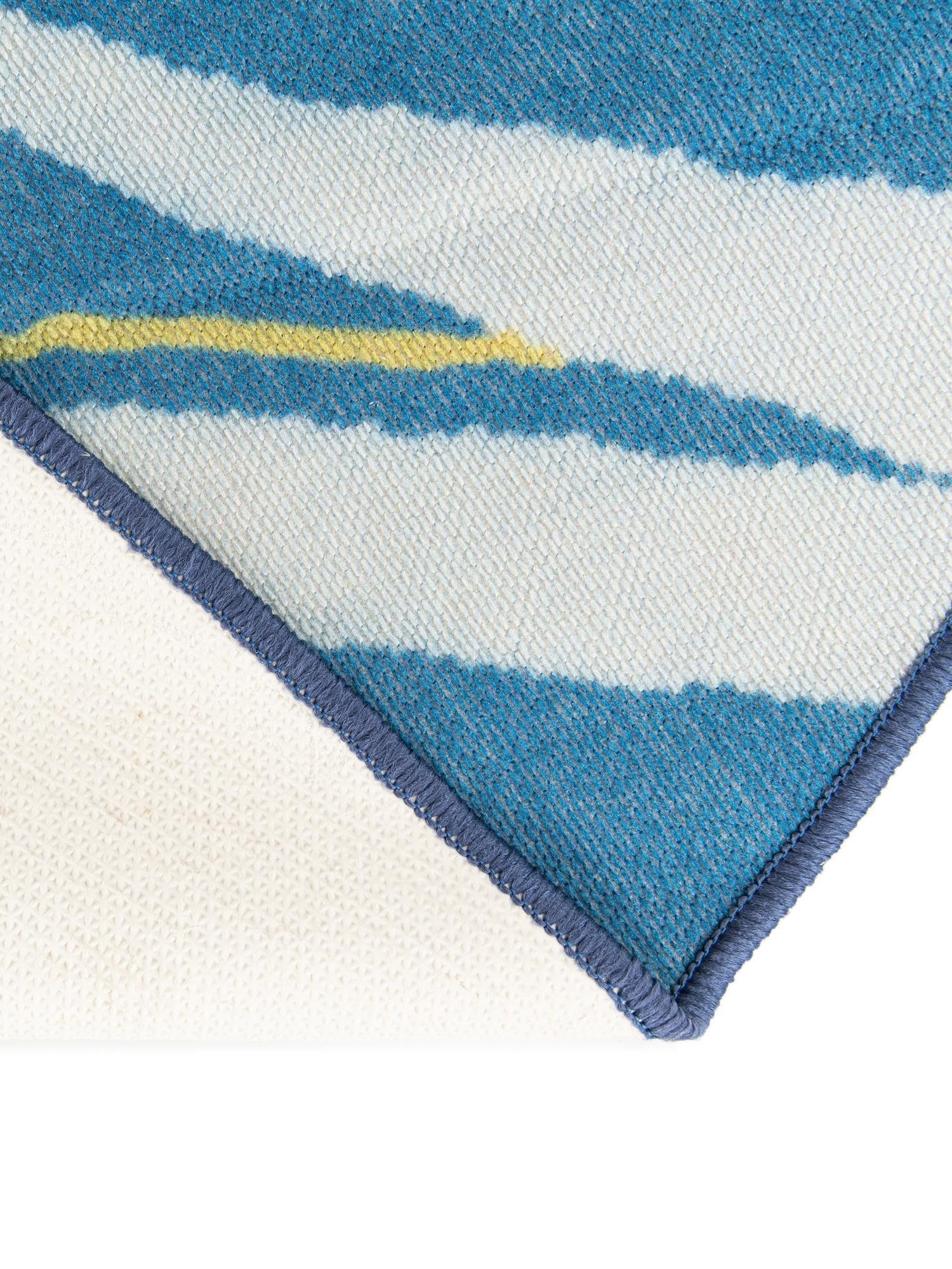Blue 10' x 10' Jill Zarin Caribbean Outdoor Round Area Rug Weather Resistant for Patio, Deck, Terrace, Balcony, Porch 100% Premium Nylon Pile Coastal Carpet for Sale at Rug Engine