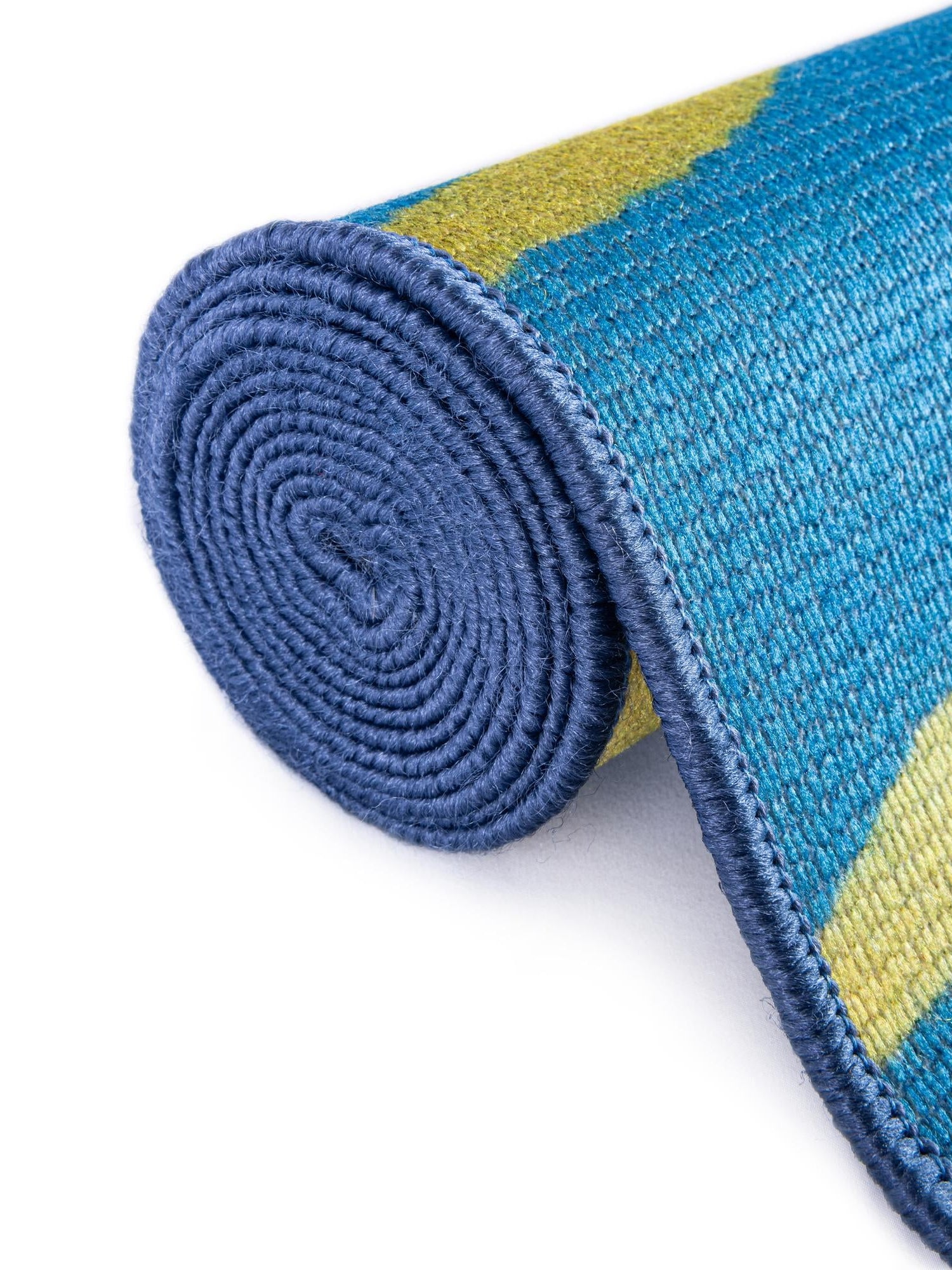 Blue 2' x 8' Jill Zarin Caribbean Outdoor Runner Area Rug Weather Resistant for Patio, Deck, Terrace, Balcony, Porch 100% Premium Nylon Pile Coastal Carpet for Sale at Rug Engine