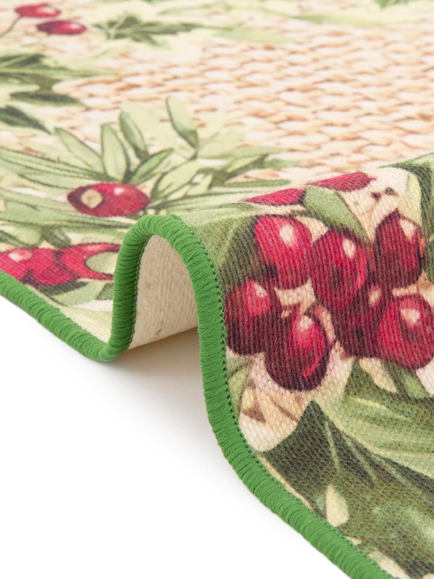 Beige and Green 10' x 13' Jill Zarin Caribbean Outdoor Rectangle Area Rug Weather Resistant for Patio, Deck, Terrace, Balcony, Porch 100% Premium Nylon Pile Coastal Carpet for Sale at Rug Engine