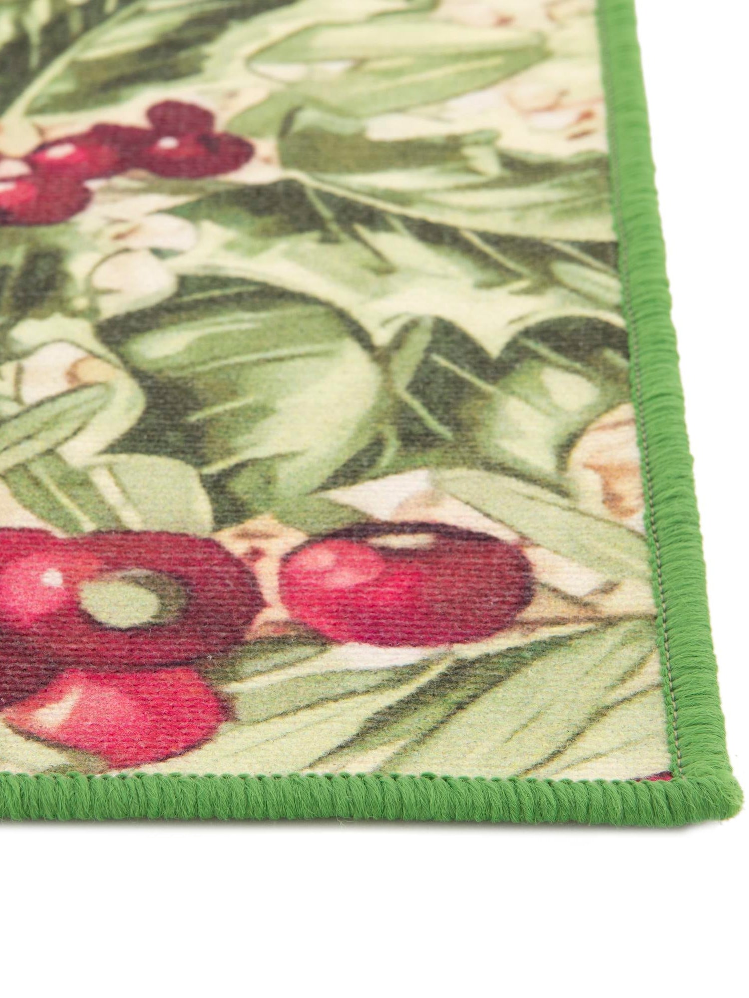 Beige and Green 2' x 8' Jill Zarin Caribbean Outdoor Runner Area Rug Weather Resistant for Patio, Deck, Terrace, Balcony, Porch 100% Premium Nylon Pile Coastal Carpet for Sale at Rug Engine