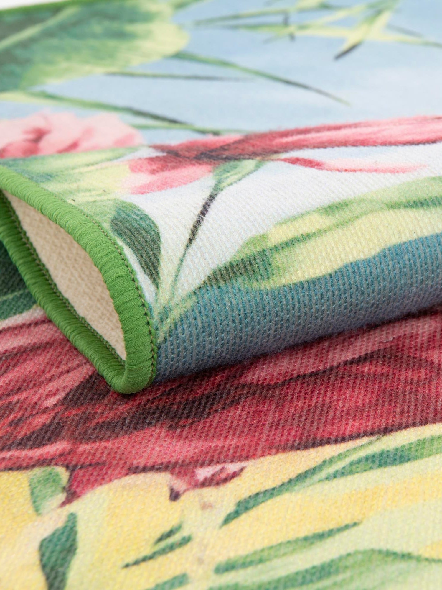 Blue and Green 10' x 10' Jill Zarin Caribbean Outdoor Round Area Rug Weather Resistant for Patio, Deck, Terrace, Balcony, Porch 100% Premium Nylon Pile Coastal Carpet for Sale at Rug Engine