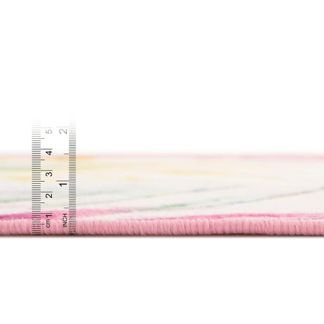 Ivory 2' x 3' 1 Jill Zarin Caribbean Outdoor Rectangle Area Rug Weather Resistant for Patio, Deck, Terrace, Balcony, Porch 100% Premium Nylon Pile Coastal Carpet for Sale at Rug Engine
