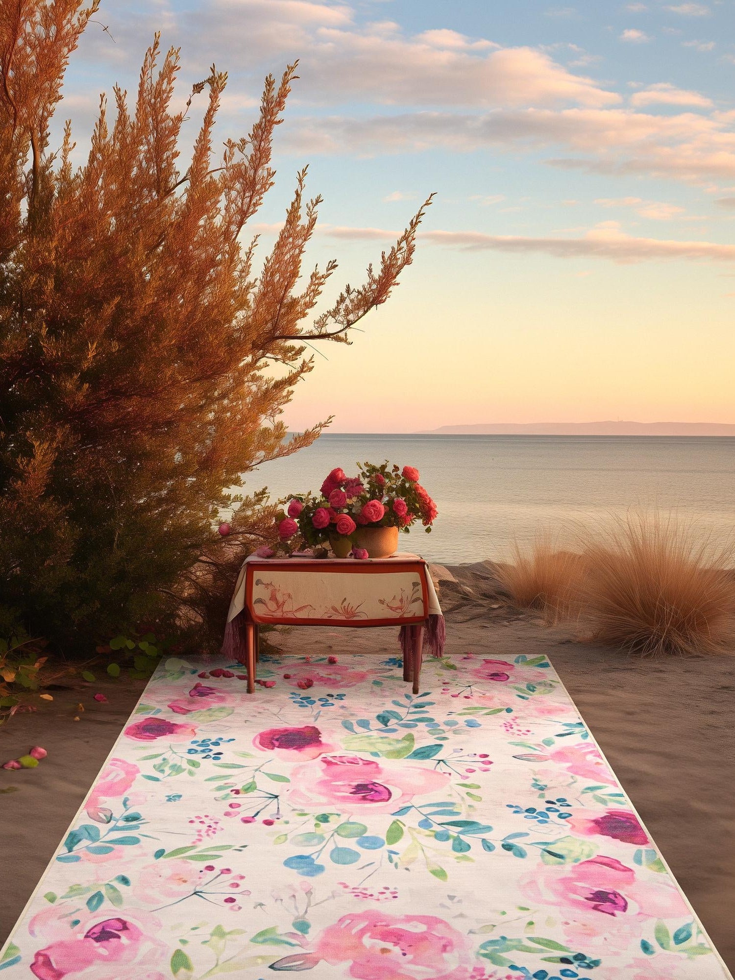Ivory 2' x 3' 1 Jill Zarin Caribbean Outdoor Rectangle Area Rug Weather Resistant for Patio, Deck, Terrace, Balcony, Porch 100% Premium Nylon Pile Coastal Carpet for Sale at Rug Engine