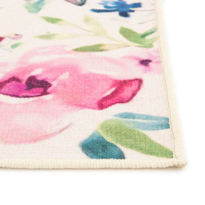 Ivory 10' x 10' Jill Zarin Caribbean Outdoor Square Area Rug Weather Resistant for Patio, Deck, Terrace, Balcony, Porch 100% Premium Nylon Pile Coastal Carpet for Sale at Rug Engine