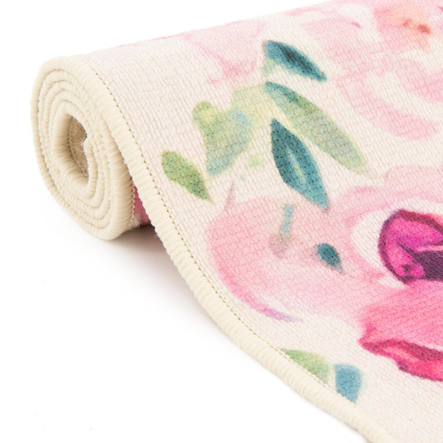 Ivory 10' x 10' Jill Zarin Caribbean Outdoor Square Area Rug Weather Resistant for Patio, Deck, Terrace, Balcony, Porch 100% Premium Nylon Pile Coastal Carpet for Sale at Rug Engine