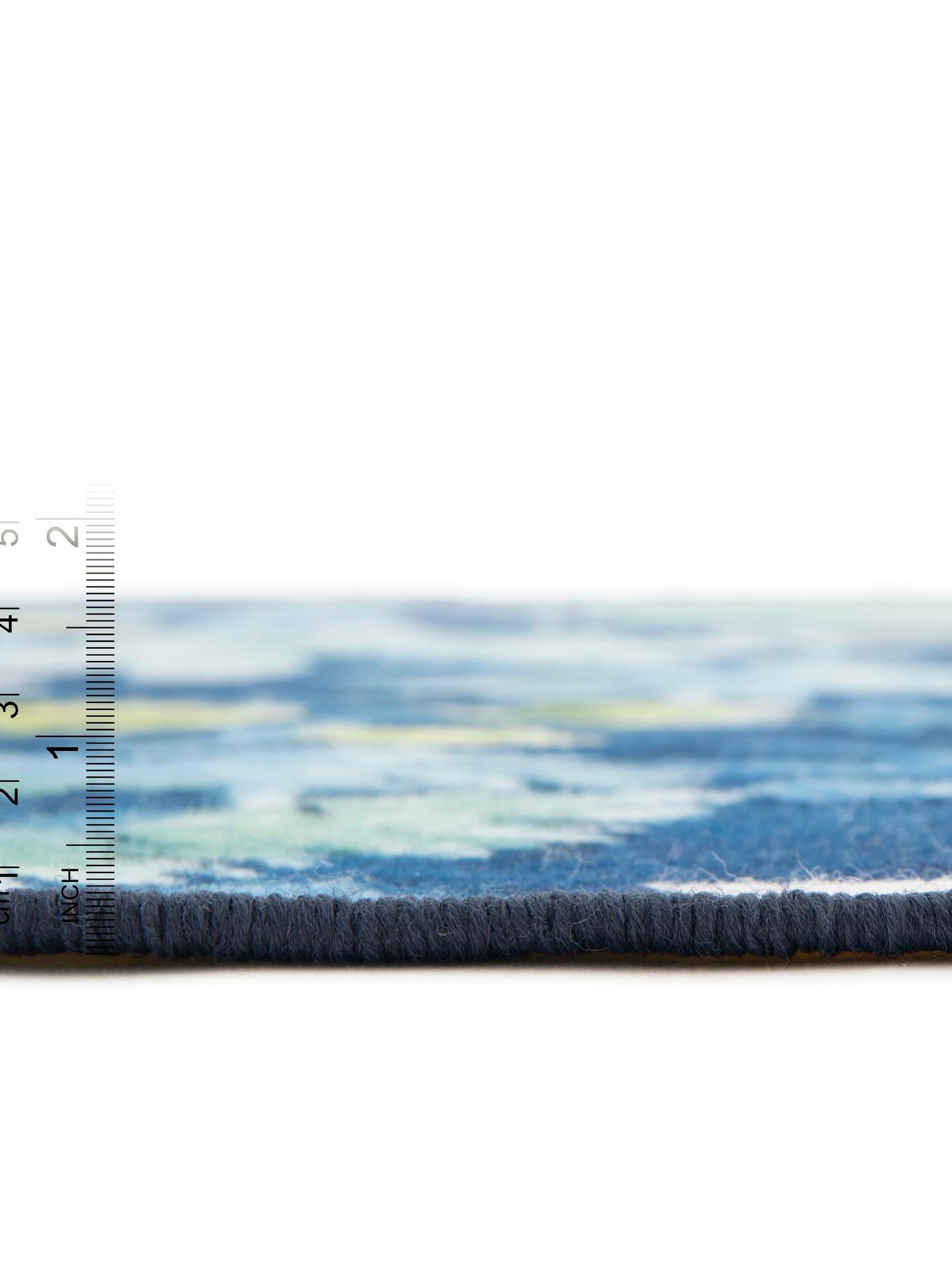 Navy Blue 2' x 3' 1 Jill Zarin Caribbean Outdoor Rectangle Area Rug Weather Resistant for Patio, Deck, Terrace, Balcony, Porch 100% Premium Nylon Pile Coastal Carpet for Sale at Rug Engine