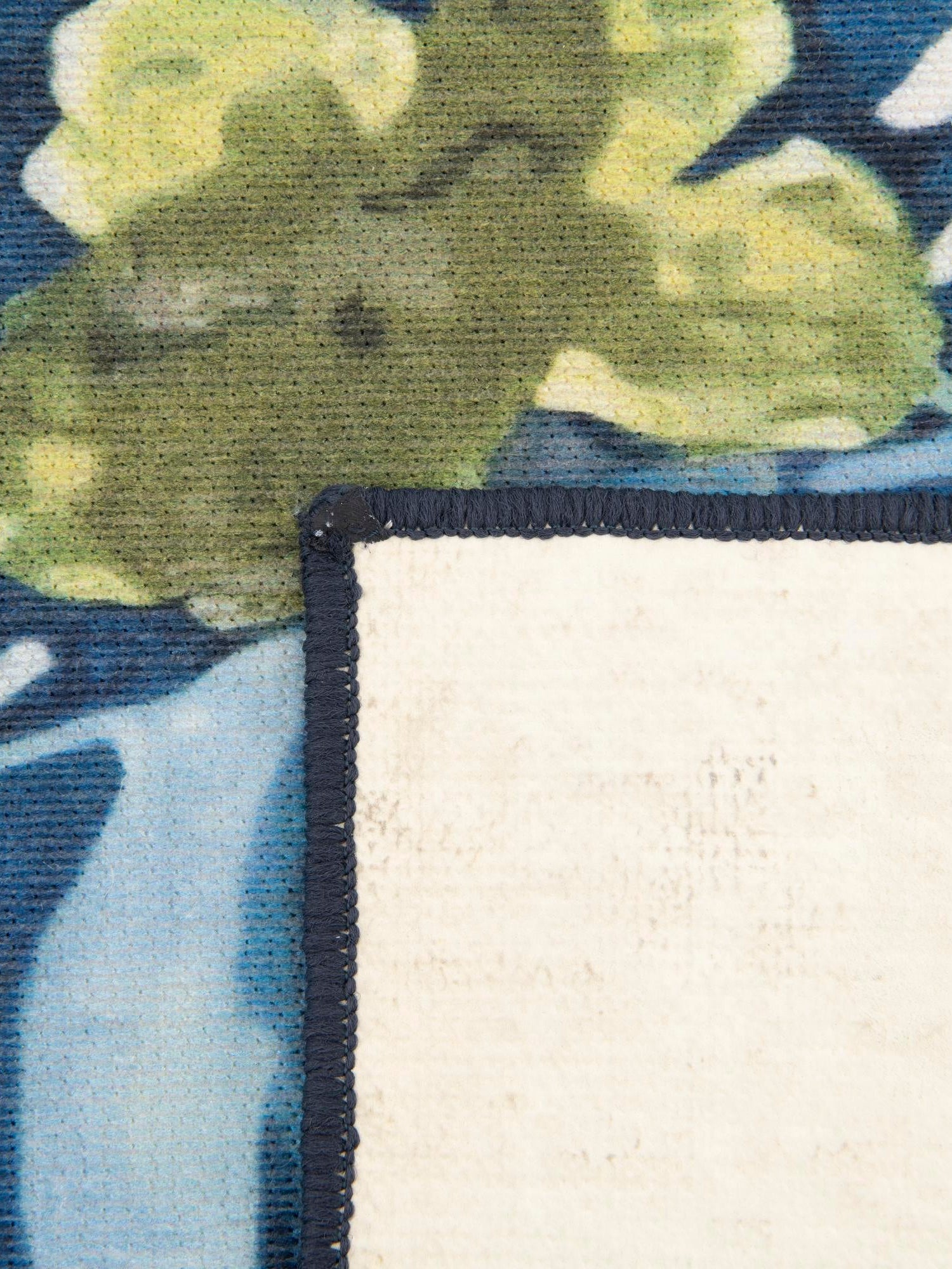 Navy Blue 10' x 10' Jill Zarin Caribbean Outdoor Square Area Rug Weather Resistant for Patio, Deck, Terrace, Balcony, Porch 100% Premium Nylon Pile Coastal Carpet for Sale at Rug Engine
