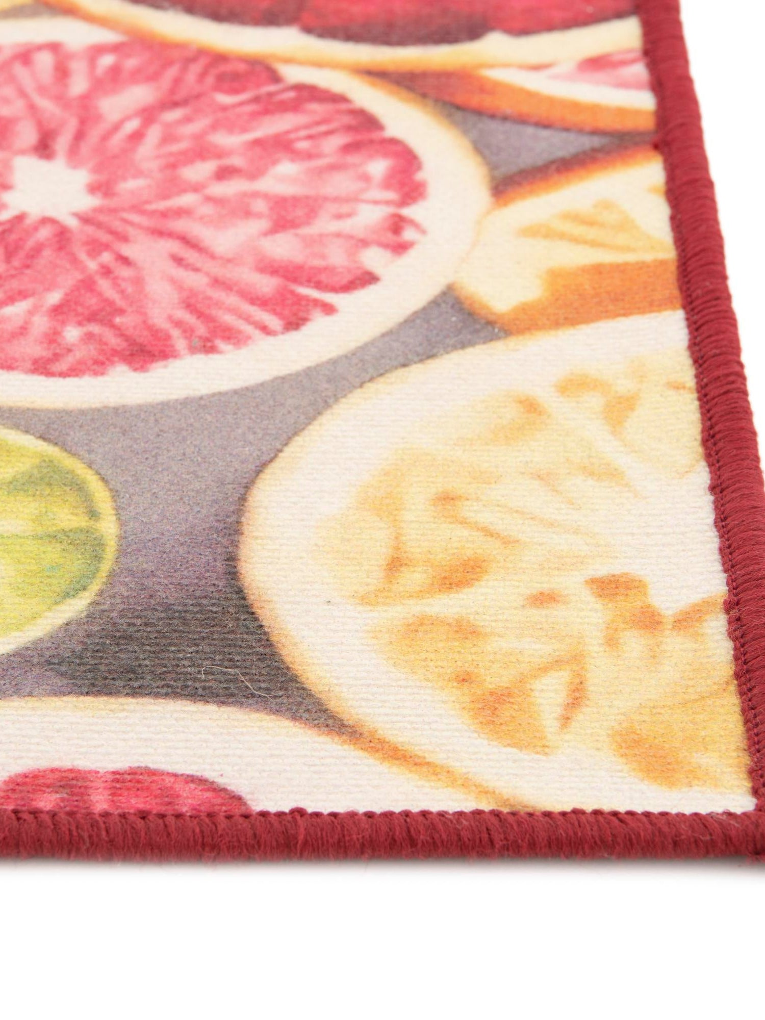 Rust Red and Yellow 9' x 12' Jill Zarin Caribbean Outdoor Rectangle Area Rug Weather Resistant for Patio, Deck, Terrace, Balcony, Porch 100% Premium Nylon Pile Coastal Carpet for Sale at Rug Engine