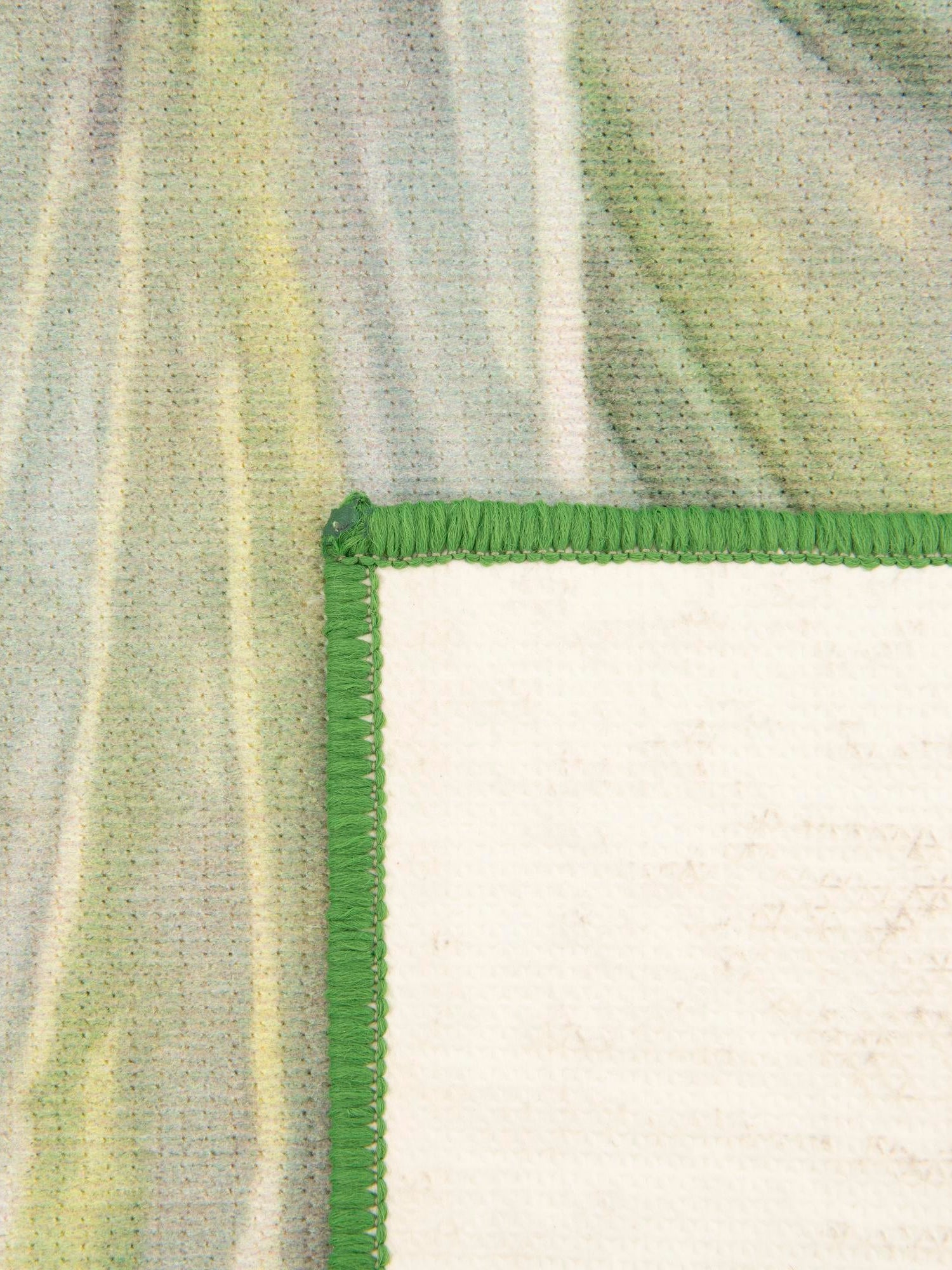 Green 2' x 3' 11 Jill Zarin Caribbean Outdoor Runner Area Rug Weather Resistant for Patio, Deck, Terrace, Balcony, Porch 100% Premium Nylon Pile Coastal Carpet for Sale at Rug Engine