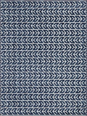 Navy Blue 10' x 14' Sabrina Soto Outdoor Rectangle Area Rug Weather Resistant for Patio, Deck, Terrace, Balcony, Porch Durable Carpet for Exterior Home Design for Sale at Rug Engine
