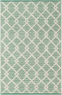 Mint Green 4' 1 x 6' 1 Jill Zarin Dorset Rectangle Area Rug Premium Wool & Cotton Blend All Natural Pile Carpet for Bedrooms, Offices, Living Rooms, Dorms for Sale at Rug Engine