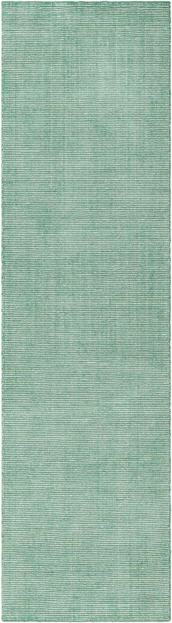 Green 2' 7 x 10' Jill Zarin English Manor Runner Area Rug 100% Premium Natural Wool Handwoven Carpet for Living Rooms, Office Space, Bedrooms, Dorms for Sale at Rug Engine