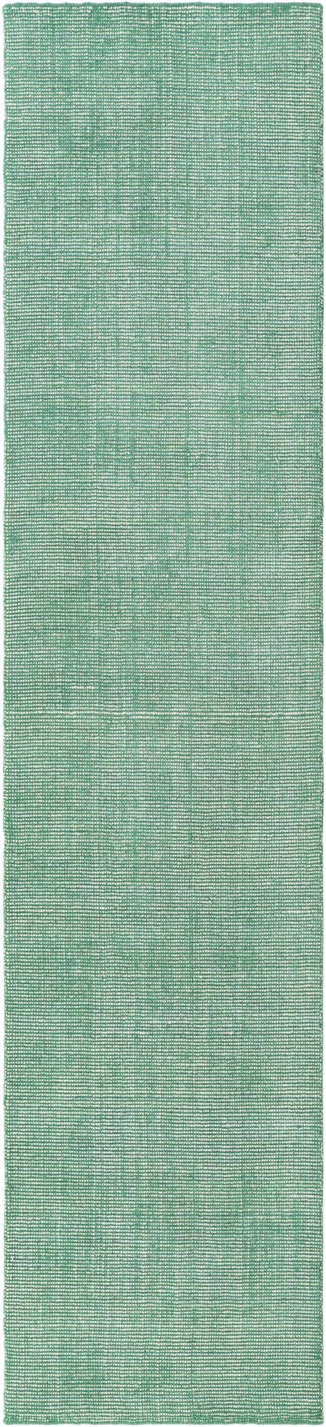 Green 2' 7 x 12' Jill Zarin English Manor Runner Area Rug 100% Premium Natural Wool Handwoven Carpet for Living Rooms, Office Space, Bedrooms, Dorms for Sale at Rug Engine