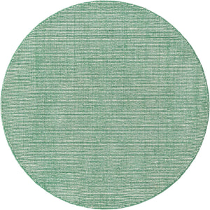 Green 4' 1 x 4' 1 Jill Zarin English Manor Round Area Rug 100% Premium Natural Wool Handwoven Carpet for Living Rooms, Office Space, Bedrooms, Dorms for Sale at Rug Engine