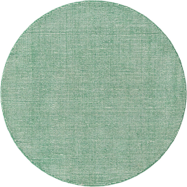 Green 4' 1 x 4' 1 Jill Zarin English Manor Round Area Rug 100% Premium Natural Wool Handwoven Carpet for Living Rooms, Office Space, Bedrooms, Dorms for Sale at Rug Engine