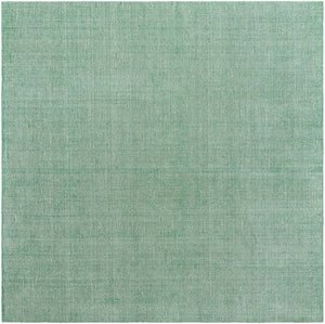 Green 7' 10 x 7' 10 Jill Zarin English Manor Square Area Rug 100% Premium Natural Wool Handwoven Carpet for Living Rooms, Office Space, Bedrooms, Dorms for Sale at Rug Engine