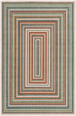 Multicolor 3' 3 x 5' 3 Baja Outdoor Rectangle Rug