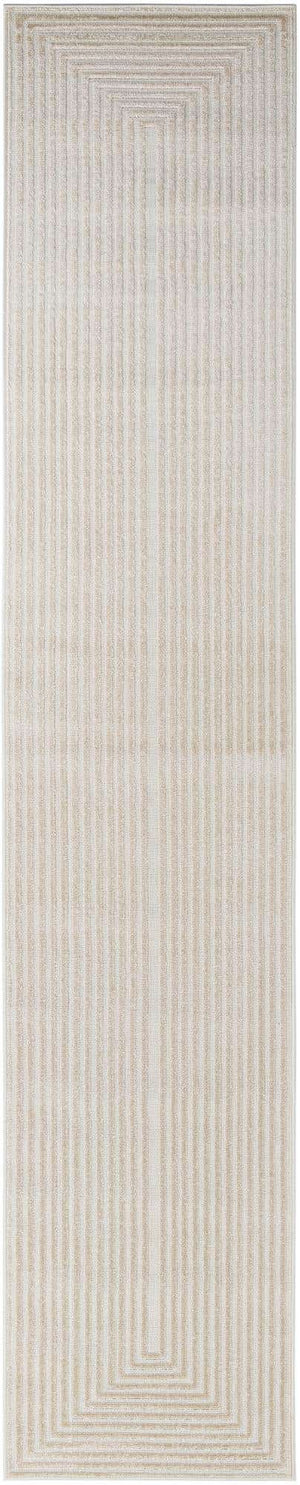 Beige 3' x 13' 1 Sabrina Soto Outdoor Runner Area Rug Weather Resistant for Patio, Deck, Terrace, Balcony, Porch Durable Carpet for Exterior Home Design for Sale at Rug Engine