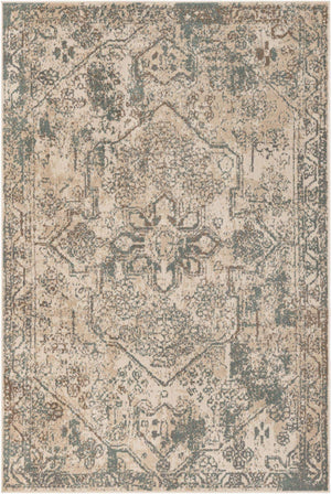 Multicolor 6' 1 x 9' Tuareg Rectangle Area Rug Vintage Inspired Distressed Look Durable Easy Clean Carpet for Unique Home Interiors for Sale at Rug Engine