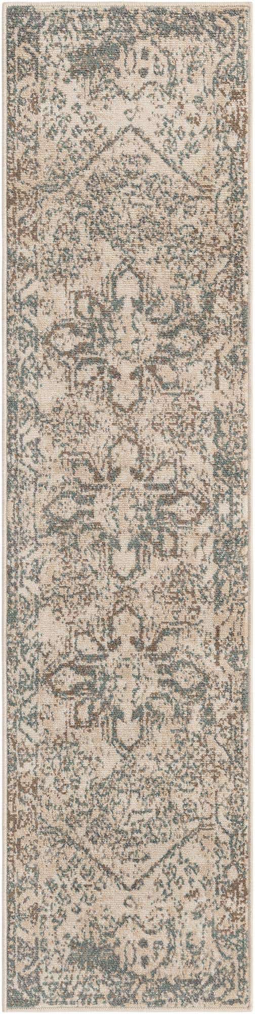 Multicolor 2' x 8' Tuareg Runner Area Rug Vintage Inspired Distressed Look Durable Easy Clean Carpet for Unique Home Interiors for Sale at Rug Engine