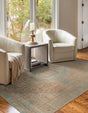 Khaki and Ivory 5' 3 x 8' Chenille Jute Rectangle Area Rug Vintage Distressed Boho All Natural Eco-Friendly Sustainable Carpet for Living Dining Office Dorm Rooms for Sale at Rug Engine