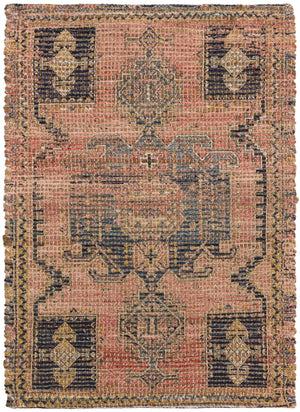 Antique Red 2' x 3' 1 Chenille Jute Rectangle Area Rug Vintage Distressed Boho All Natural Eco-Friendly Sustainable Carpet for Living Dining Office Dorm Rooms for Sale at Rug Engine