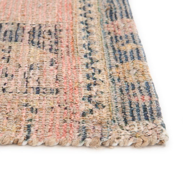 Antique Red 7' 10 x 7' 10 Chenille Jute Square Area Rug Vintage Distressed Boho All Natural Eco-Friendly Sustainable Carpet for Living Dining Office Dorm Rooms for Sale at Rug Engine