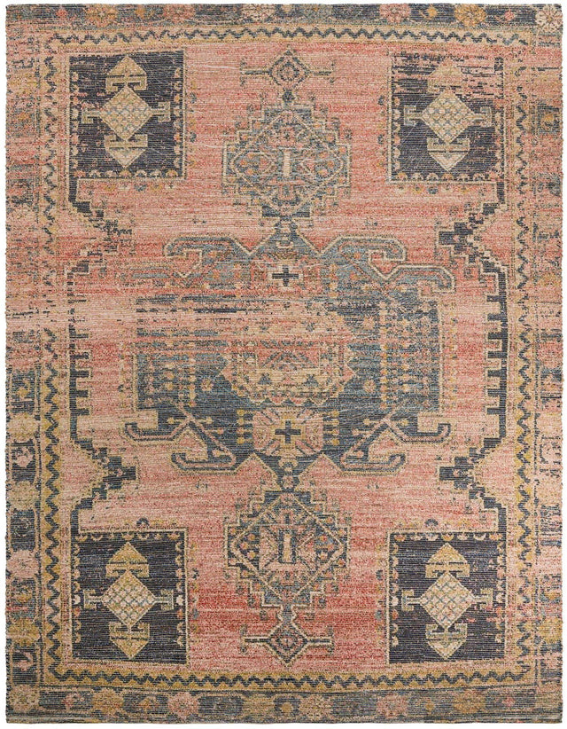 Antique Red 9' x 12' Chenille Jute Rectangle Area Rug Vintage Distressed Boho All Natural Eco-Friendly Sustainable Carpet for Living Dining Office Dorm Rooms for Sale at Rug Engine