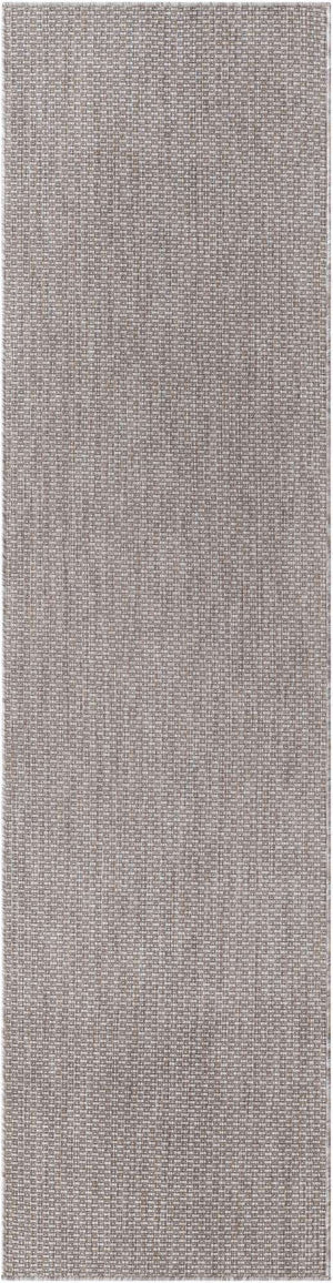 Beige 2' 7 x 10' Outdoor Solid Runner Area Rug Weather Resistant for Patio, Deck, Terrace, Balcony, Porch 100% Polypropylene Minimalist Waterproof Carpet for Sale at Rug Engine