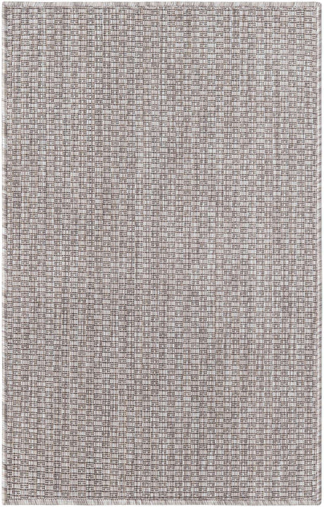 Beige 2' x 3' 1 Outdoor Solid Rectangle Rug