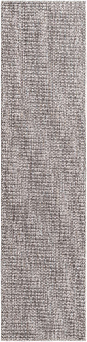 Beige 2' x 8' Outdoor Solid Runner Area Rug Weather Resistant for Patio, Deck, Terrace, Balcony, Porch 100% Polypropylene Minimalist Waterproof Carpet for Sale at Rug Engine