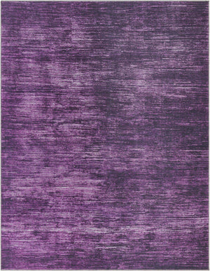 Purple 7' 10 x 10' Asha Rectangle Area Rug 100% Chenille Cotton Easy Clean Indoor Living Dining Bedroom Office Carpet for Sale at Rug Engine