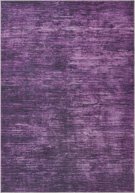 Purple 7' 10 x 11' Asha Rectangle Area Rug 100% Chenille Cotton Easy Clean Indoor Living Dining Bedroom Office Carpet for Sale at Rug Engine