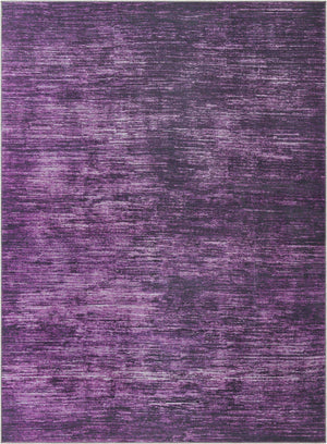 Purple 9' x 12' Asha Rectangle Area Rug 100% Chenille Cotton Easy Clean Indoor Living Dining Bedroom Office Carpet for Sale at Rug Engine