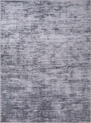 Gray 9' x 12' Asha Rectangle Area Rug 100% Chenille Cotton Easy Clean Indoor Living Dining Bedroom Office Carpet for Sale at Rug Engine