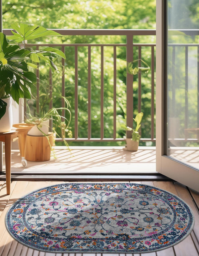 Ivory 3' 7 x 5' 3 Budapest Oval Area Rug 70% Polypropylene & 30% Polyester With Cotton Backing Traditional Classical Room Carpet for Sale at Rug Engine