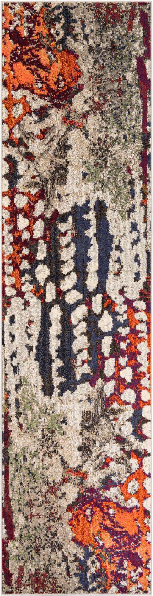 Multicolor 2' 7 x 10' Haerfest Runner Area Rug Abstract Super Colorful Modern Vivid Carpet for Unique Interior Design Room Decorating for Sale at Rug Engine